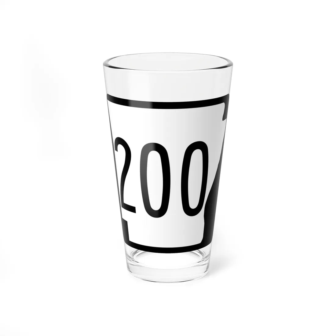 Arkansas 200 1970 (Arkansas) (Road Sign) Pint Glss 16oz 16oz - Go Mug Yourself