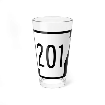 Arkansas 201 1970 (Arkansas) (Road Sign) Pint Glass 16oz 16oz - Go Mug Yourself