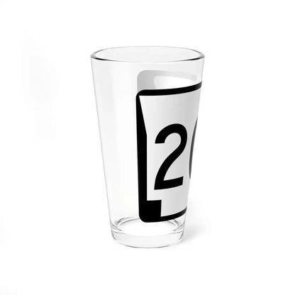 Arkansas 201S (Arkansas) (Road Sign) Pint Glass 16oz - Go Mug Yourself