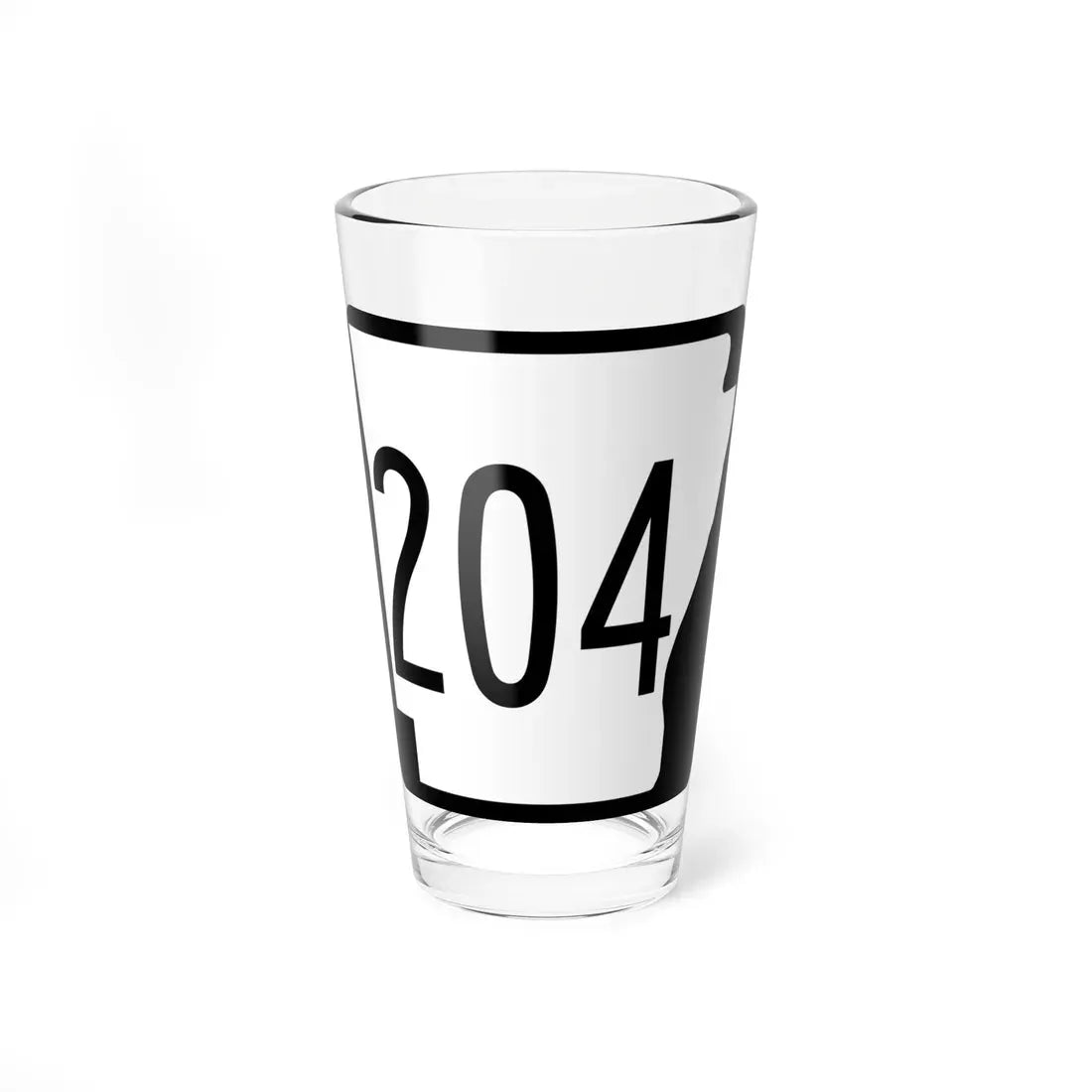 Arkansas 204 1970 (Arkansas) (Road Sign) Pint Glass 16oz 16oz - Go Mug Yourself