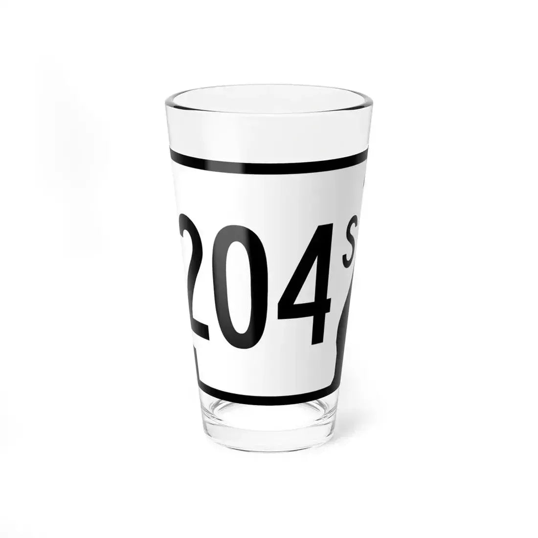 Arkansas 204S (Arkansas) (Road Sign) Pint Glass 16oz 16oz - Go Mug Yourself