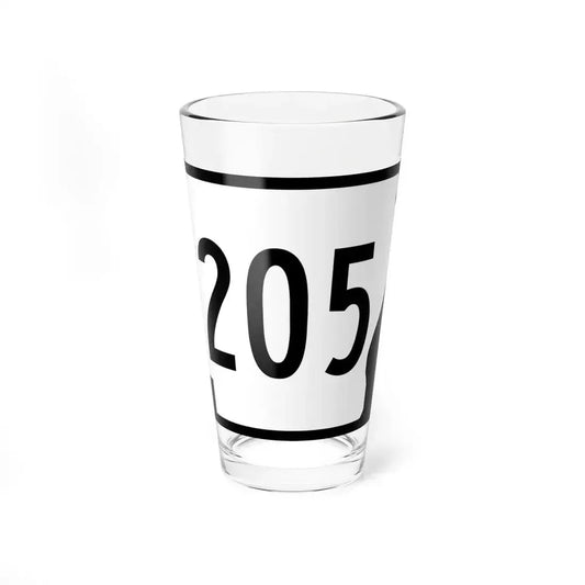 Arkansas 205 (Arkansas) (Road Sign) Pint Glass 16oz 16oz - Go Mug Yourself