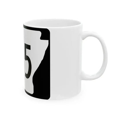 Arkansas 205 (Arkansas) (Road Sign) White Coffee Mug - Go Mug Yourself