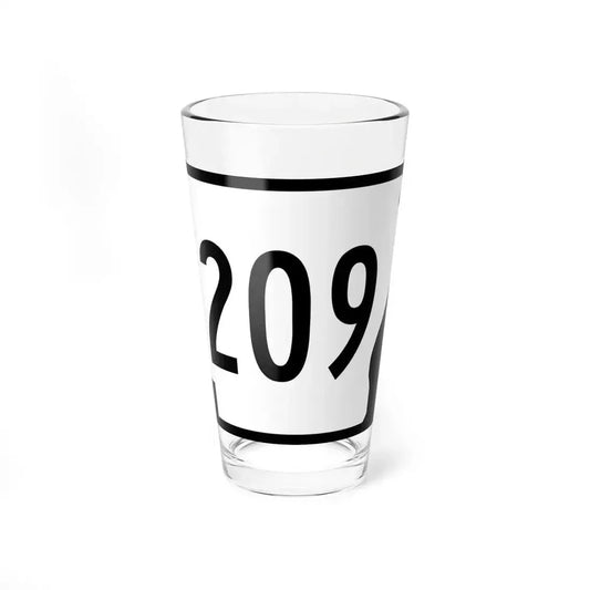 Arkansas 209 (Arkansas) (Road Sign) Pint Glass 16oz 16oz - Go Mug Yourself