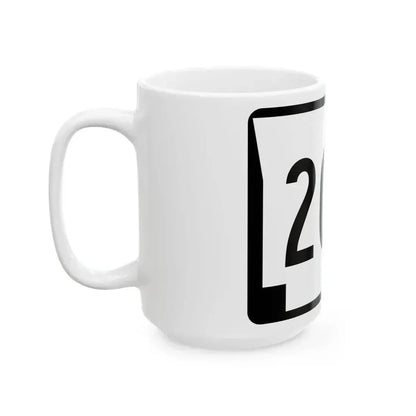 Arkansas 209 (Arkansas) (Road Sign) White Coffee Mug - Go Mug Yourself