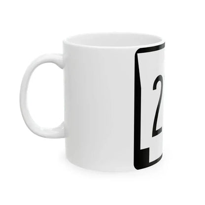 Arkansas 211 1970 (Arkansas) (Road Sign) White Coffee Mug - Go Mug Yourself