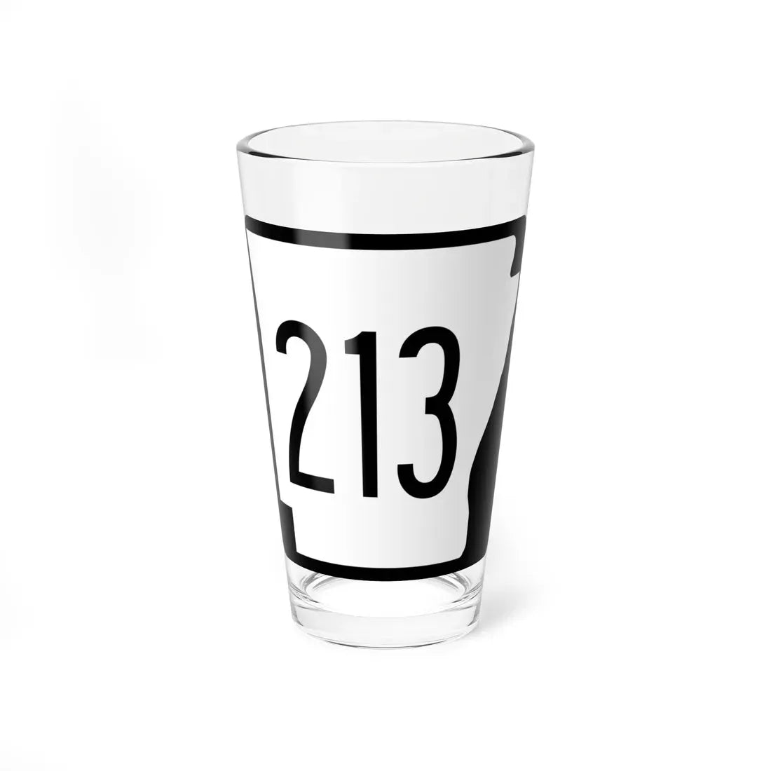 Arkansas 213 1970 (Arkansas) (Road Sign) Pint Glass 16oz 16oz - Go Mug Yourself
