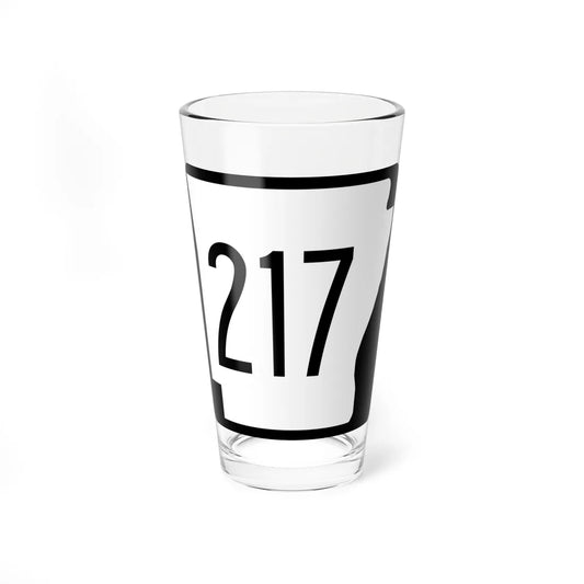 Arkansas 217 1970 (Arkansas) (Road Sign) Pint Glass 16oz 16oz - Go Mug Yourself