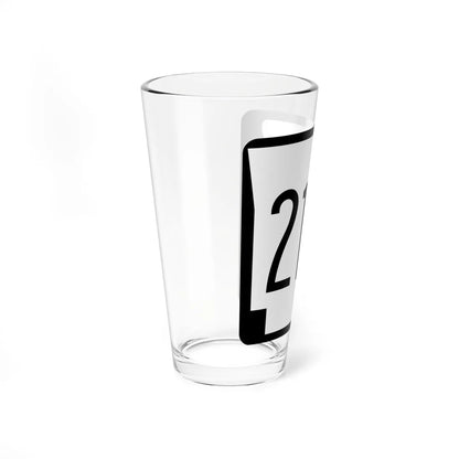 Arkansas 218 1970 (Arkansas) (Road Sign) Pint Glass 16oz - Go Mug Yourself