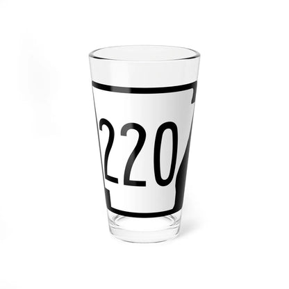 Arkansas 220 1970 (Arkansas) (Road Sign) Pint Glass 16oz 16oz - Go Mug Yourself