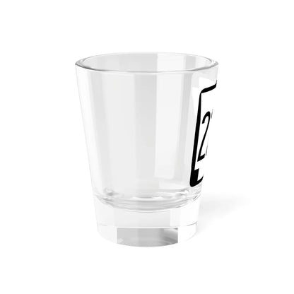 Arkansas 220 1970 (Arkansas) (Road Sign) Shot Glass 1.5oz - Go Mug Yourself