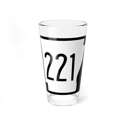 Arkansas 221 1970 (Arkansas) (Road Sign) Pint Glass 16oz 16oz - Go Mug Yourself
