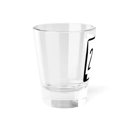 Arkansas 221 1970 (Arkansas) (Road Sign) Shot Glass 1.5oz - Go Mug Yourself