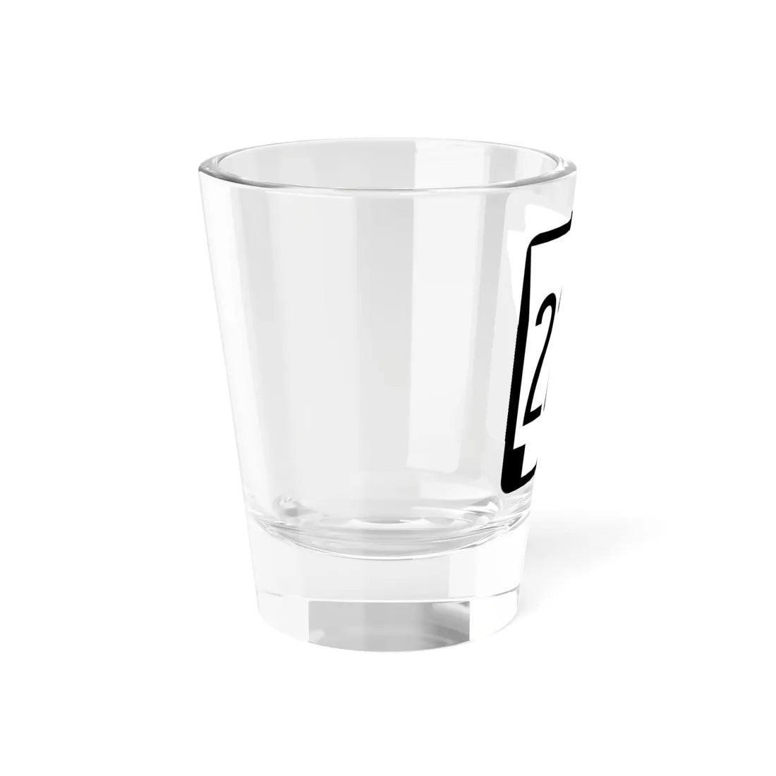 Arkansas 222 1970 (Arkansas) (Road Sign) Shot Glass 1.5oz - Go Mug Yourself