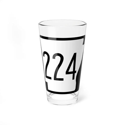 Arkansas 224 1970 (Arkansas) (Road Sign) Pint Glass 16oz 16oz - Go Mug Yourself