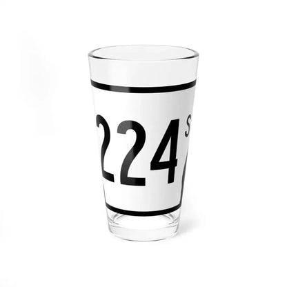 Arkansas 224S (Arkansas) (Road Sign) Pint Glass 16oz 16oz - Go Mug Yourself