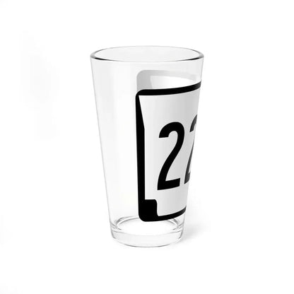 Arkansas 224S (Arkansas) (Road Sign) Pint Glss 16oz - Go Mug Yourself