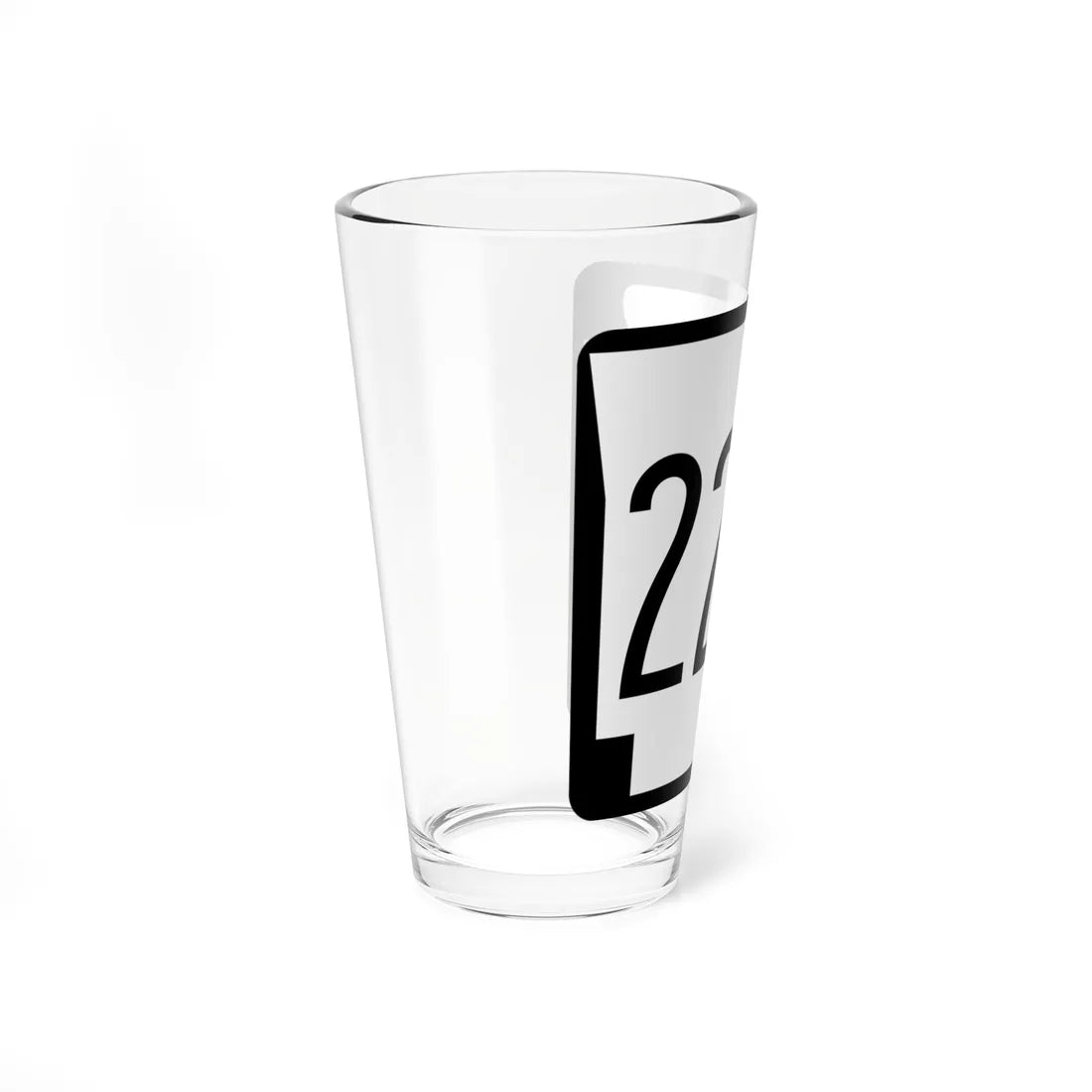 Arkansas 225 1970 (Arkansas) (Road Sign) Pint Glass 16oz - Go Mug Yourself