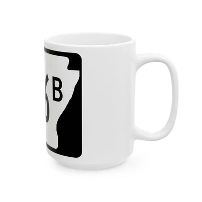 Arkansas 226B (Arkansas) (Road Sign) White Coffee Mug - Go Mug Yourself