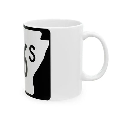 Arkansas 226S (Arkansas) (Road Sign) White Coffee Mug - Go Mug Yourself