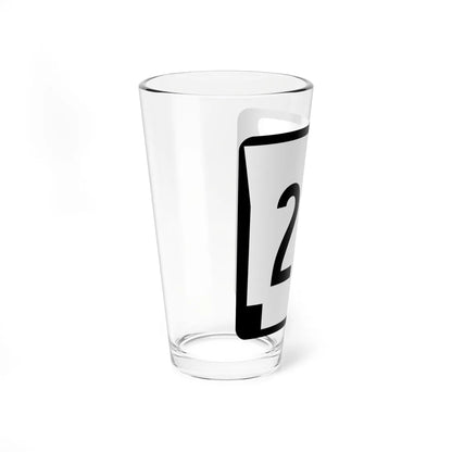 Arkansas 22T (Arkansas) (Road Sign) Pint Glass 16oz - Go Mug Yourself