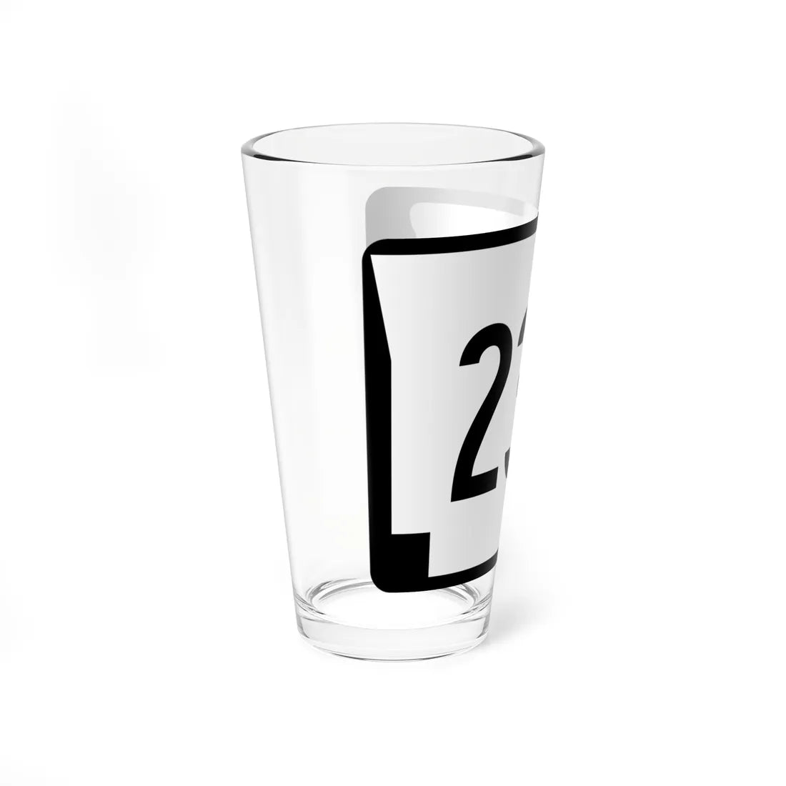 Arkansas 23S (Arkansas) (Road Sign) Pint Glass 16oz - Go Mug Yourself