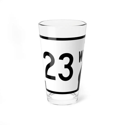 Arkansas 23W (Arkansas) (Road Sign) Pint Glass 16oz 16oz - Go Mug Yourself