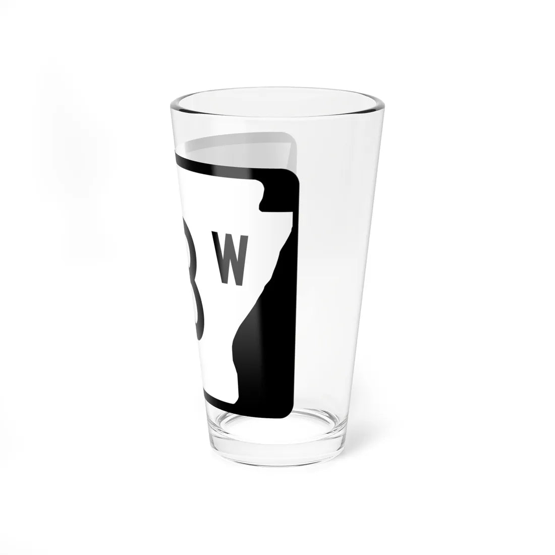 Arkansas 23W (Arkansas) (Road Sign) Pint Glass 16oz - Go Mug Yourself