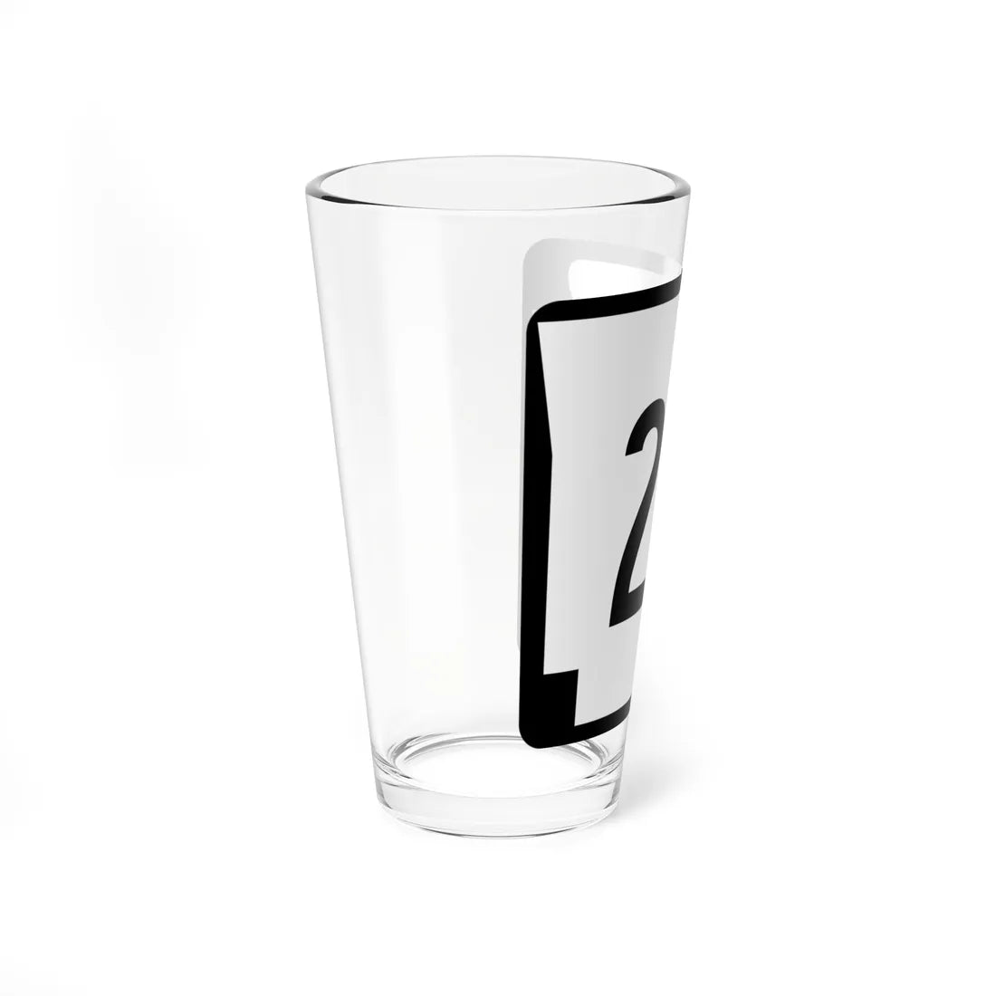 Arkansas 24 (Arkansas) (Road Sign) Pint Glass 16oz - Go Mug Yourself