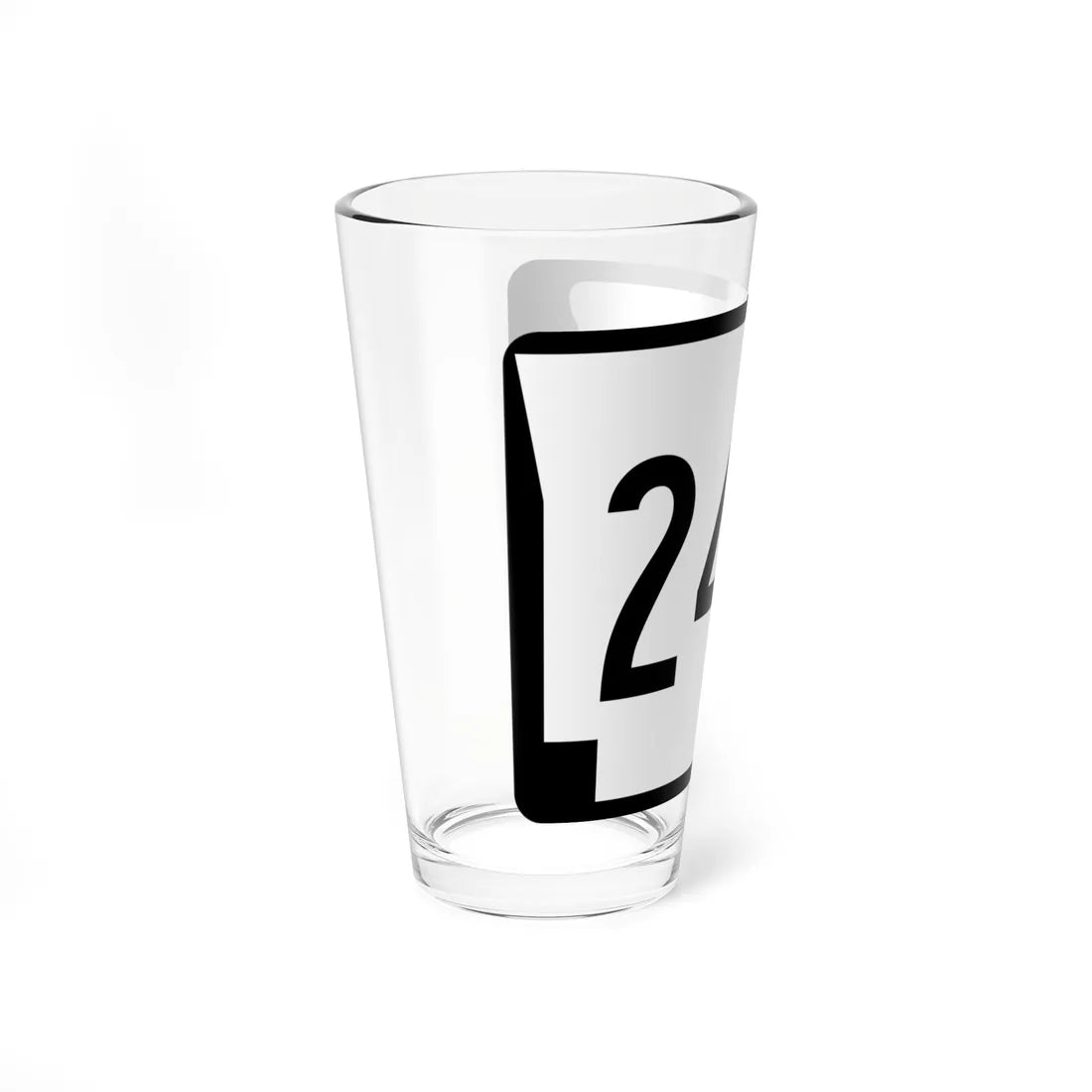 Arkansas 242S (Arkansas) (Road Sign) Pint Glass 16oz - Go Mug Yourself