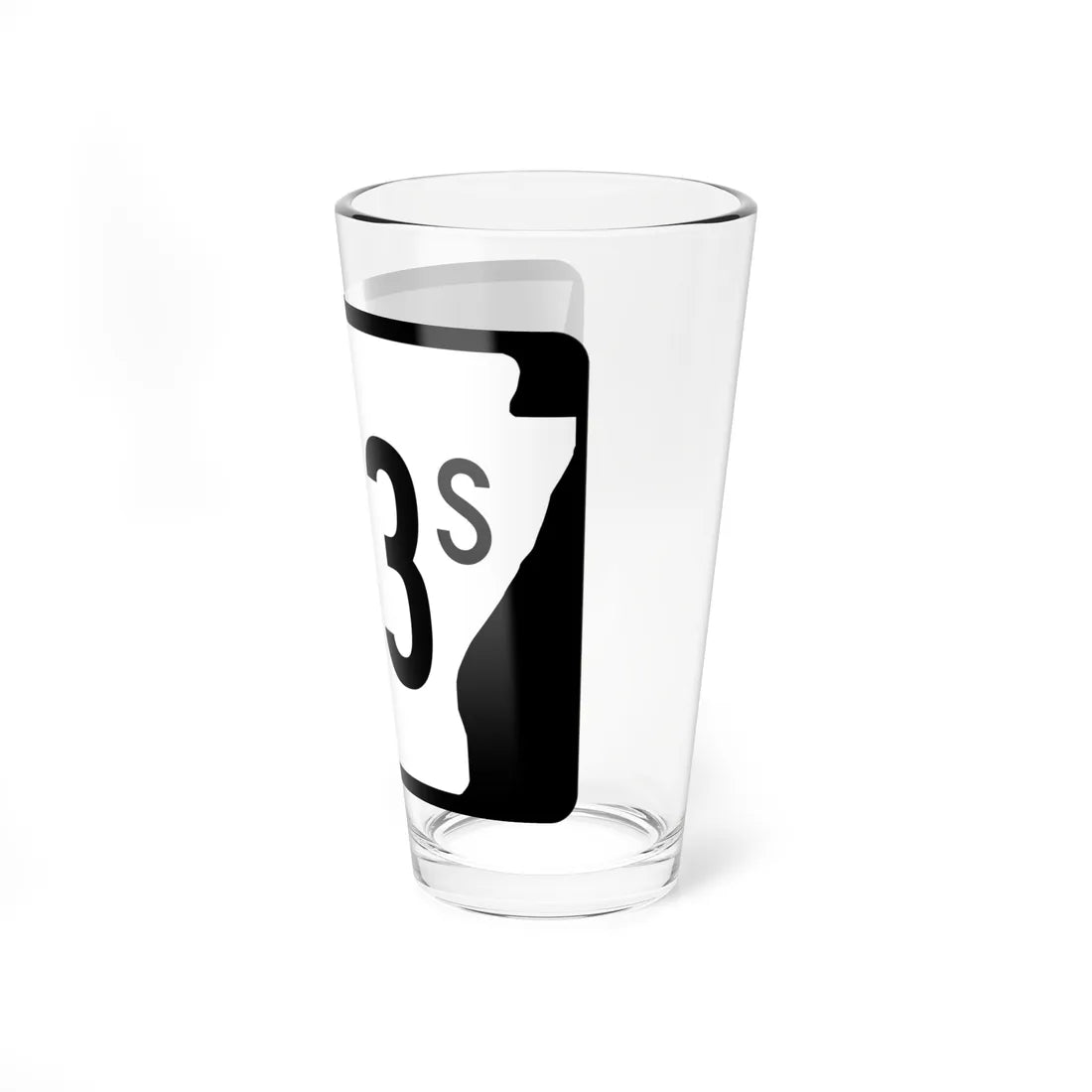 Arkansas 243S (Arkansas) (Road Sign) Pint Glass 16oz - Go Mug Yourself