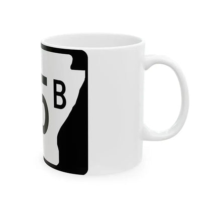 Arkansas 25B (Arkansas) (Road Sign) White Coffee Mug - Go Mug Yourself