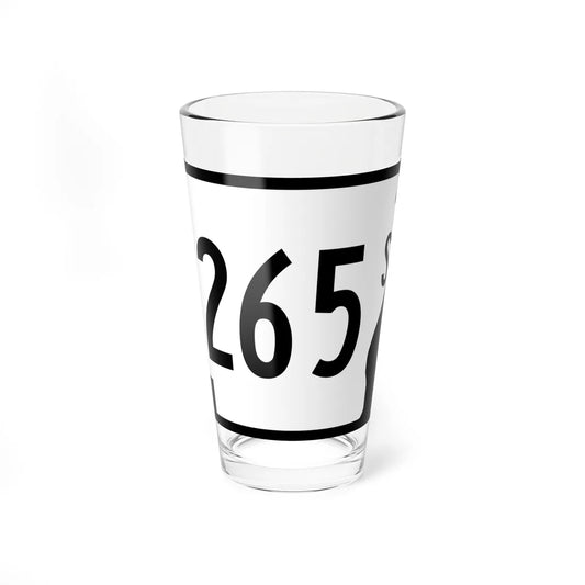Arkansas 265S (Arkansas) (Road Sign) Pint Glass 16oz 16oz - Go Mug Yourself