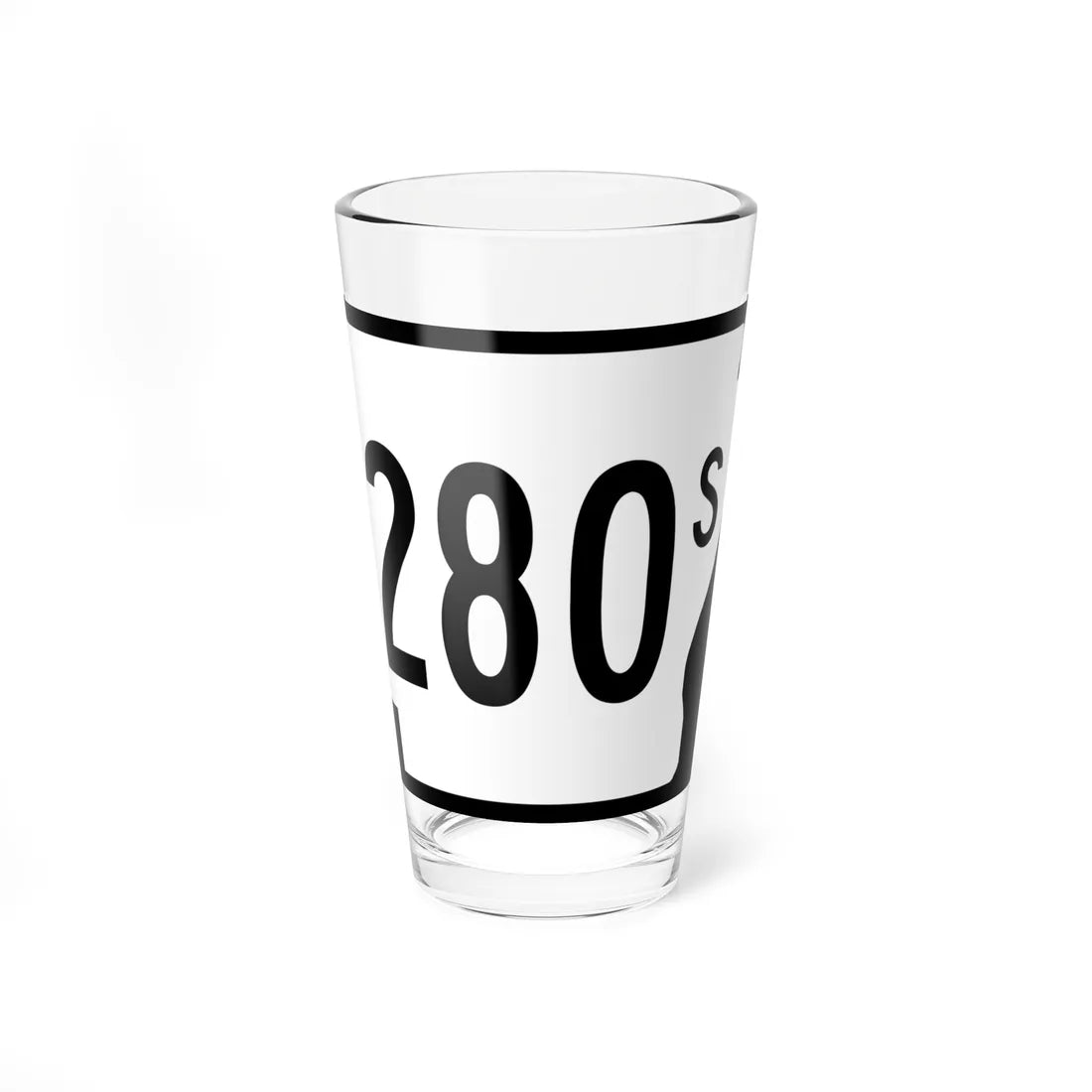 Arkansas 280S (Arkansas) (Road Sign) Pint Glass 16oz 16oz - Go Mug Yourself