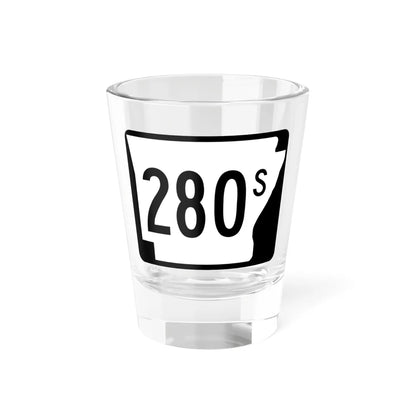 Arkansas 280S (Arkansas) (Road Sign) Shot Glass 1.5oz 1.5oz - Go Mug Yourself