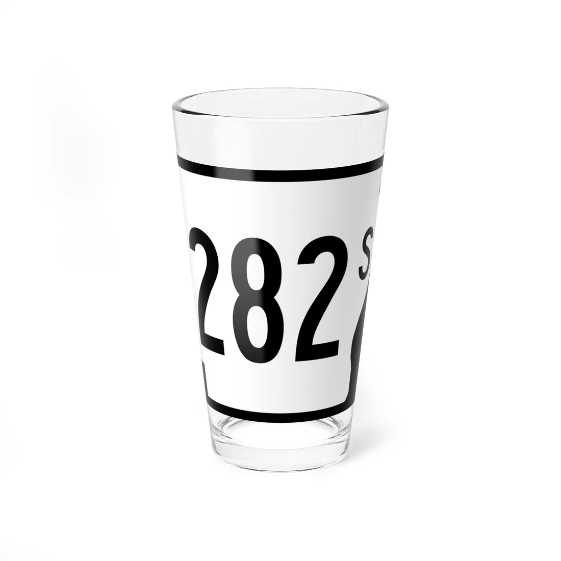 Arkansas 282S (Arkansas) (Road Sign) Pint Glass 16oz 16oz - Go Mug Yourself