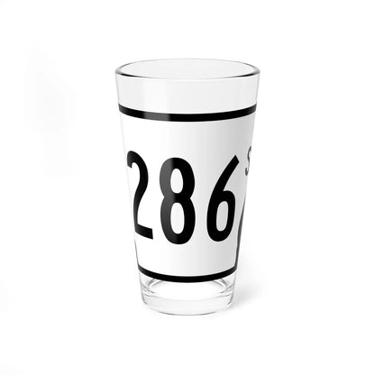 Arkansas 286S (Arkansas) (Road Sign) Pint Glass 16oz 16oz - Go Mug Yourself