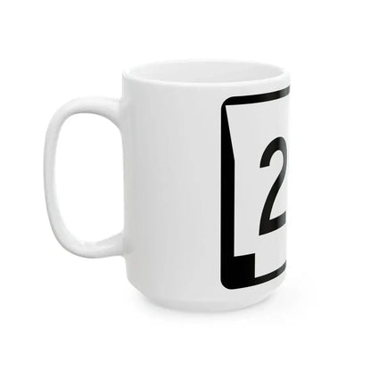 Arkansas 29B (Arkansas) (Road Sign) White Coffee Mug - Go Mug Yourself