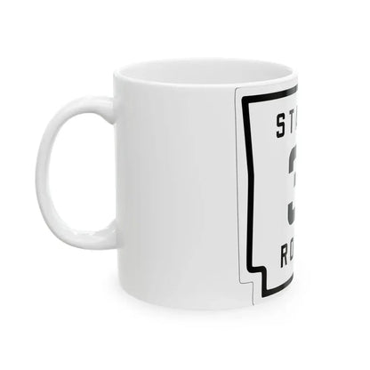 Arkansas 3 1926 (Arkansas) (Road Sign) White Coffee Mug - Go Mug Yourself