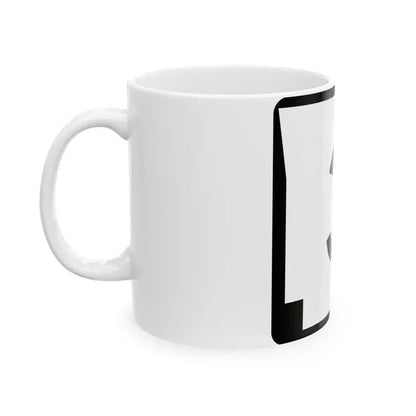 Arkansas 3 (Arkansas) (Road Sign) White Coffee Mug - Go Mug Yourself