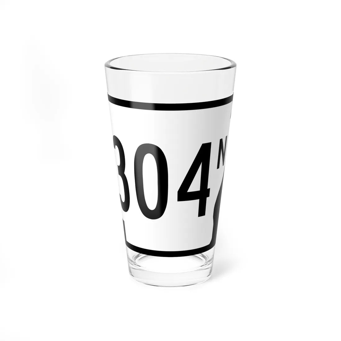 Arkansas 304N (Arkansas) (Road Sign) Pint Glass 16oz 16oz - Go Mug Yourself