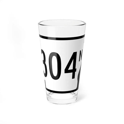 Arkansas 304N (Arkansas) (Road Sign) Pint Glass 16oz 16oz - Go Mug Yourself