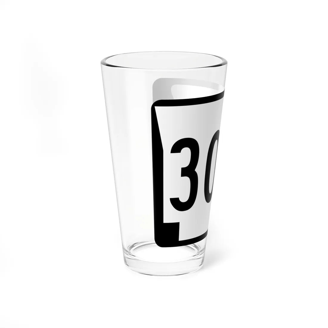 Arkansas 304N (Arkansas) (Road Sign) Pint Glass 16oz - Go Mug Yourself