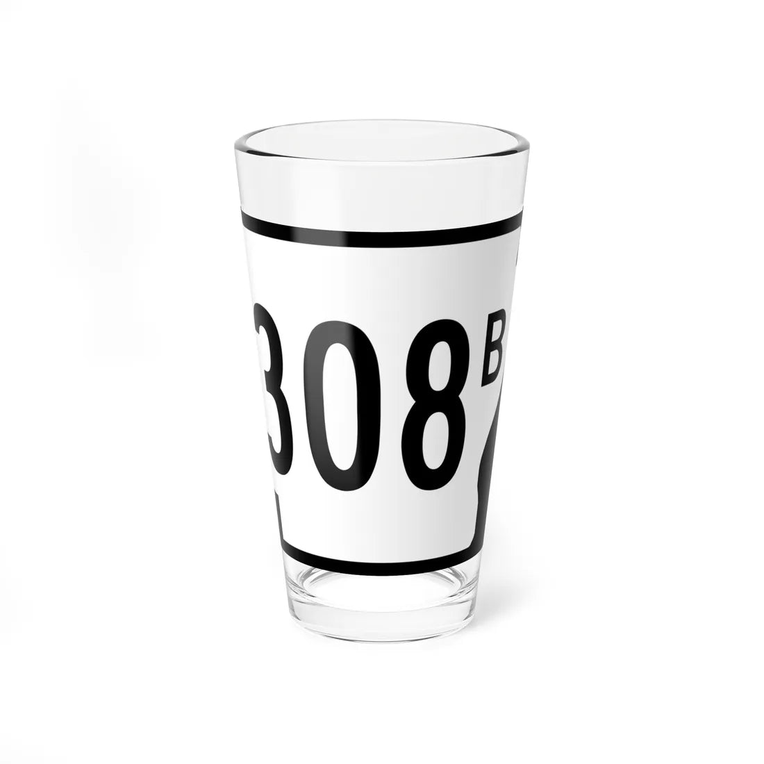 Arkansas 308B (Arkansas) (Road Sign) Pint Glass 16oz 16oz - Go Mug Yourself
