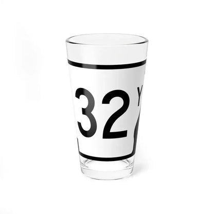 Arkansas 32Y (Arkansas) (Road Sign) Pint Glass 16oz 16oz - Go Mug Yourself