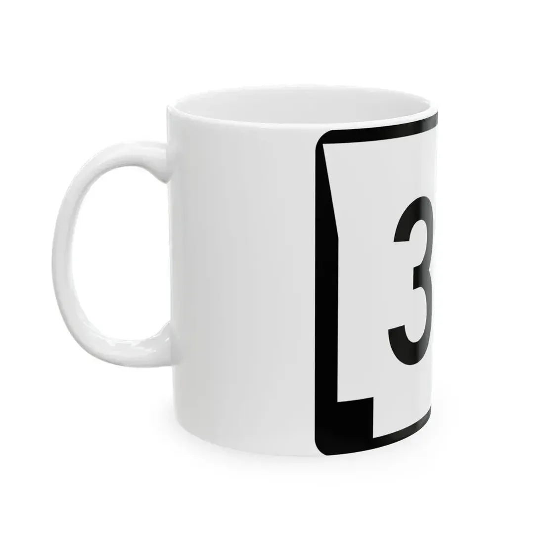 Arkansas 32Y (Arkansas) (Road Sign) White Coffee Mug - Go Mug Yourself