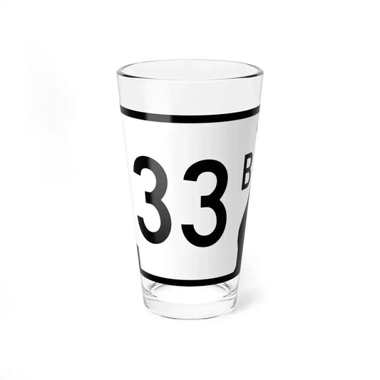 Arkansas 33B (Arkansas) (Road Sign) Pint Glass 16oz 16oz - Go Mug Yourself