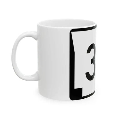 Arkansas 33B (Arkansas) (Road Sign) White Coffee Mug - Go Mug Yourself