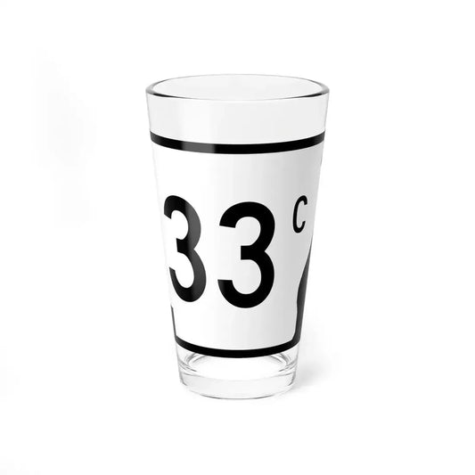 Arkansas 33C (Arkansas) (Road Sign) Pint Glass 16oz 16oz - Go Mug Yourself
