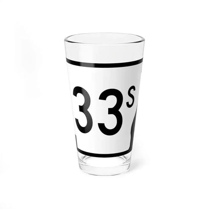 Arkansas 33S (Arkansas) (Road Sign) Pint Glss 16oz 16oz - Go Mug Yourself